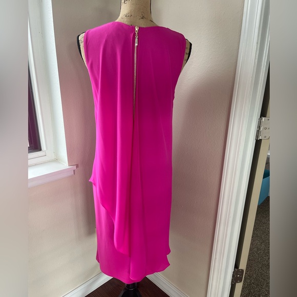 Joseph Ribkoff Hot Pink Sheath Dress Women’s Size 8 - Picture 4 of 5